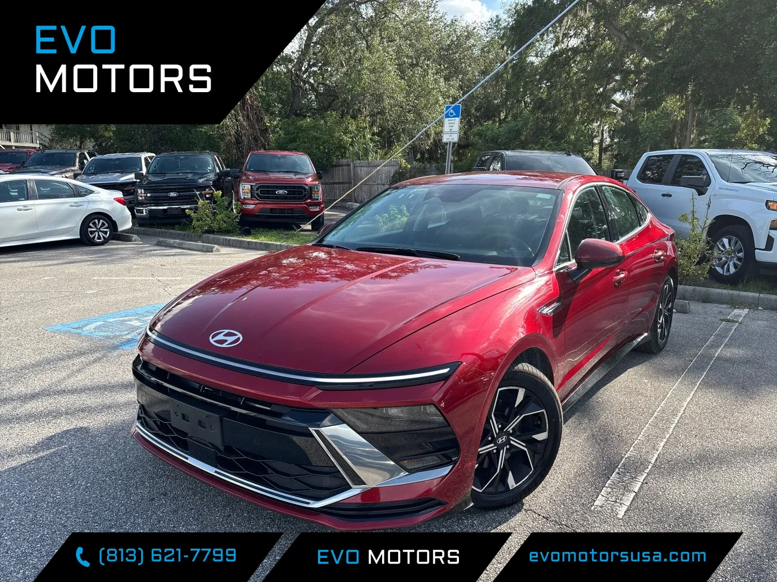 Red 2025 Hyundai Sonata SEL for sale in Seffner, FL