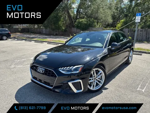 Black 2024 Audi A4 Sedan S line Premium Plus for sale in Seffner, FL