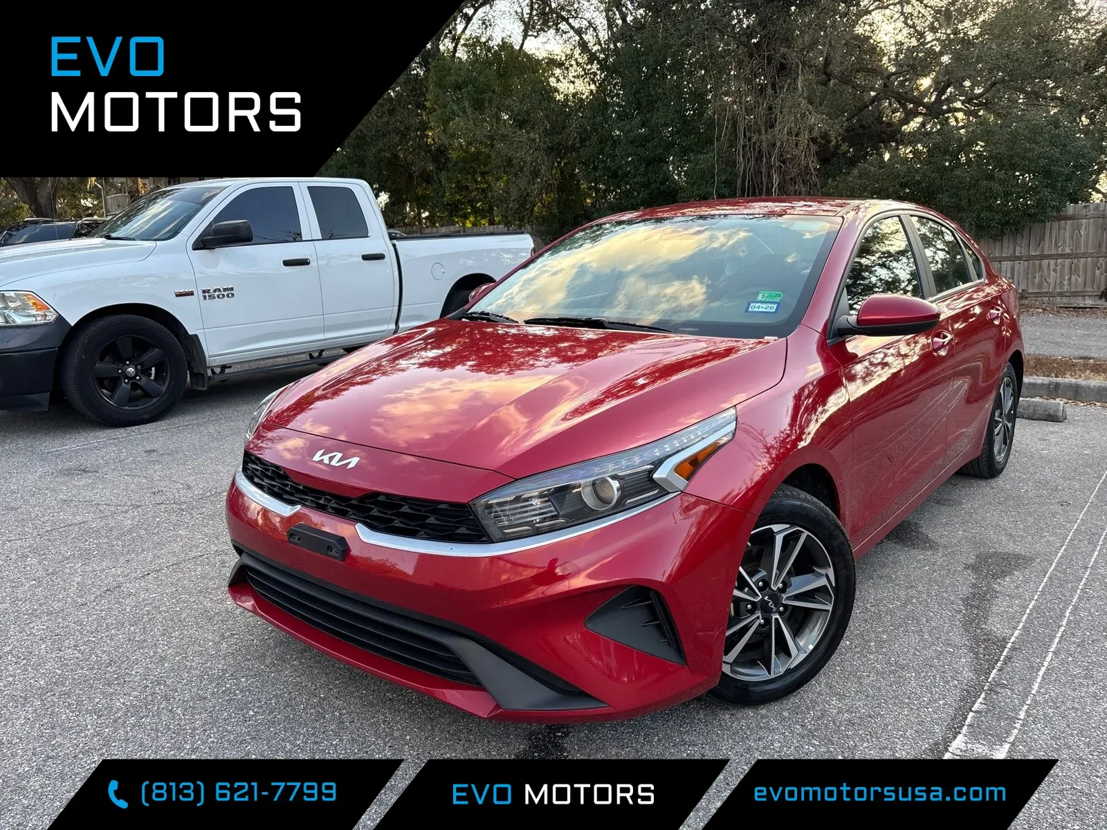 Red 2023 Kia Forte LXS for sale in Seffner, FL