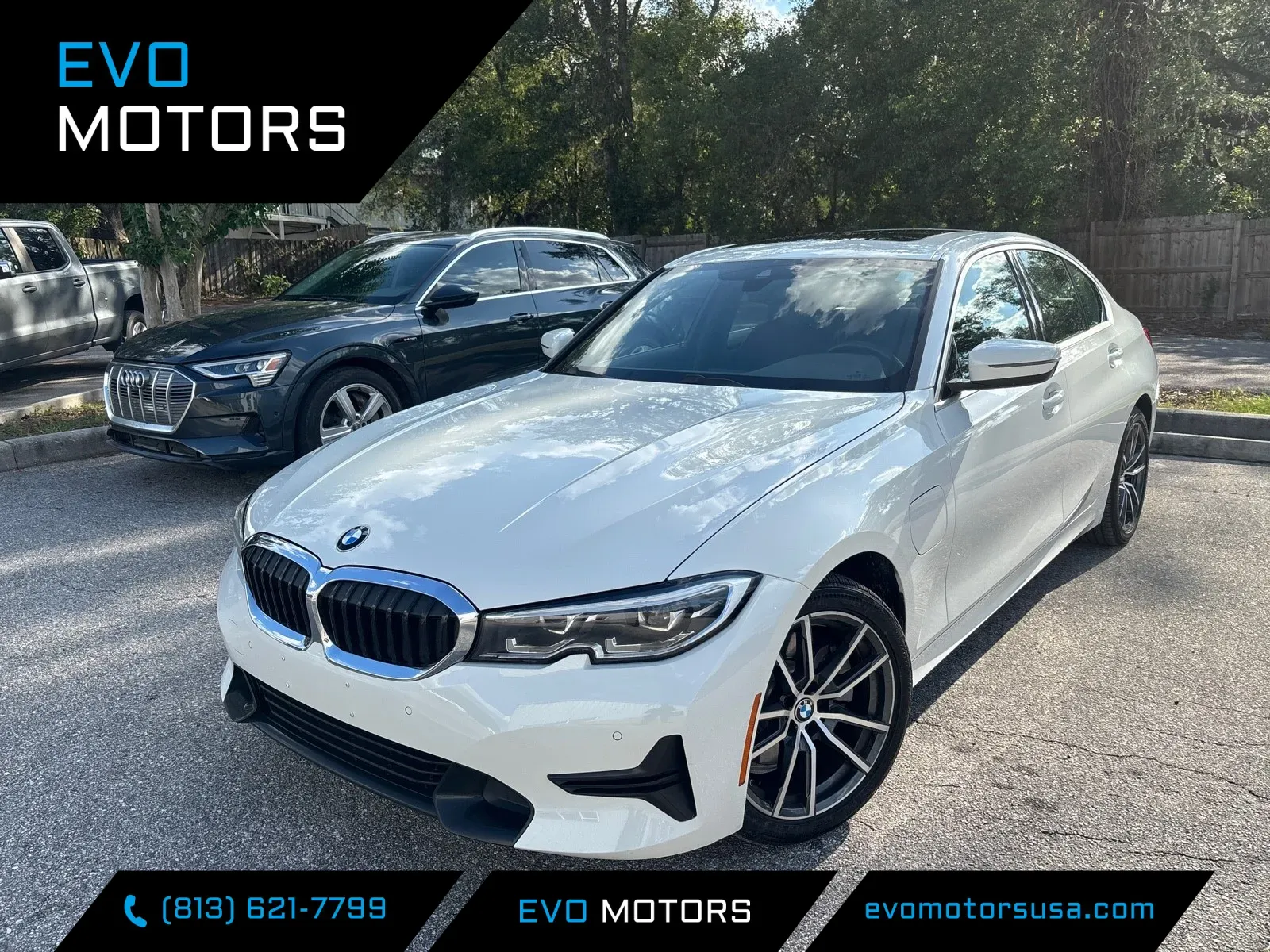 White 2021 BMW 3 Series 330e xDrive for sale in Seffner, FL