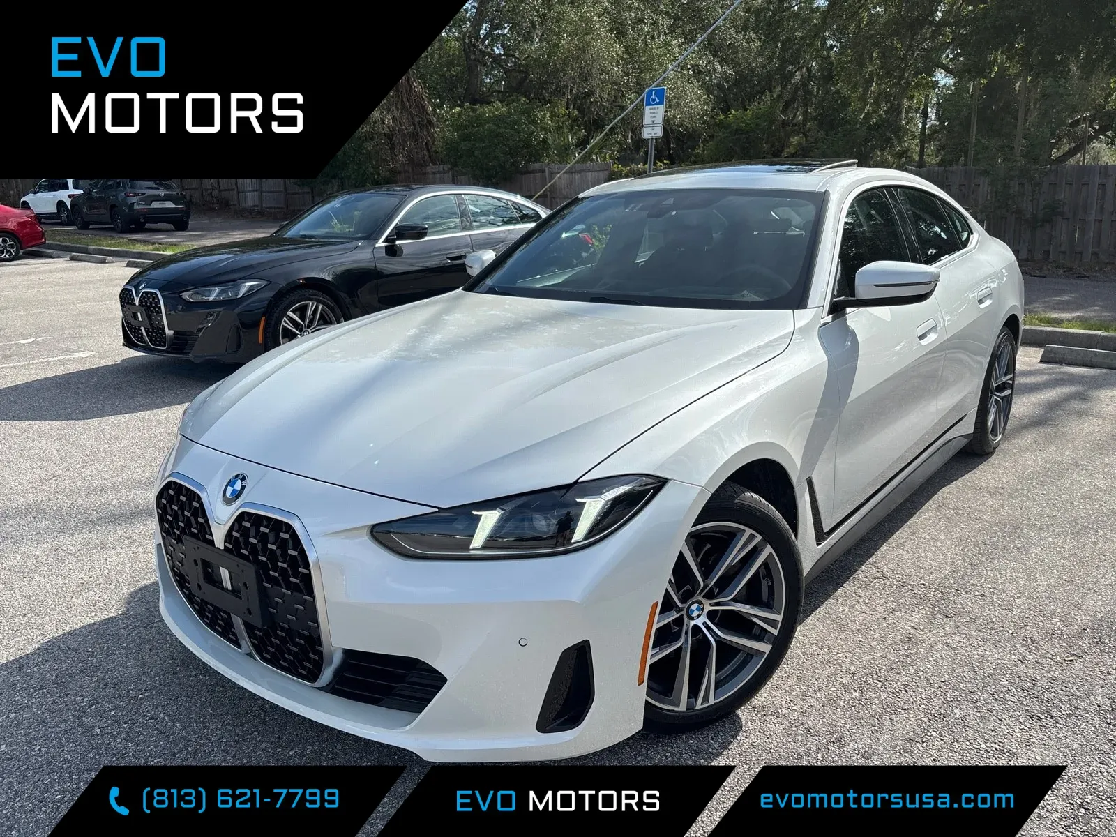 White 2025 BMW 4 Series 430i xDrive Gran Coupe for sale in Seffner, FL