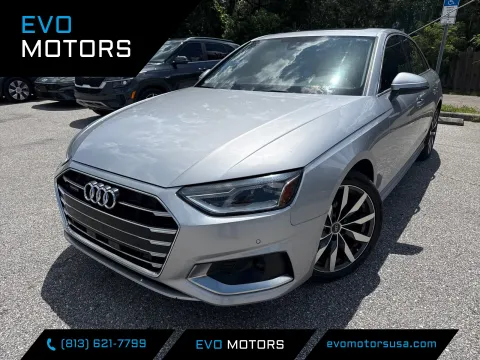 Silver 2021 Audi A4 Sedan Premium for sale in Seffner, FL