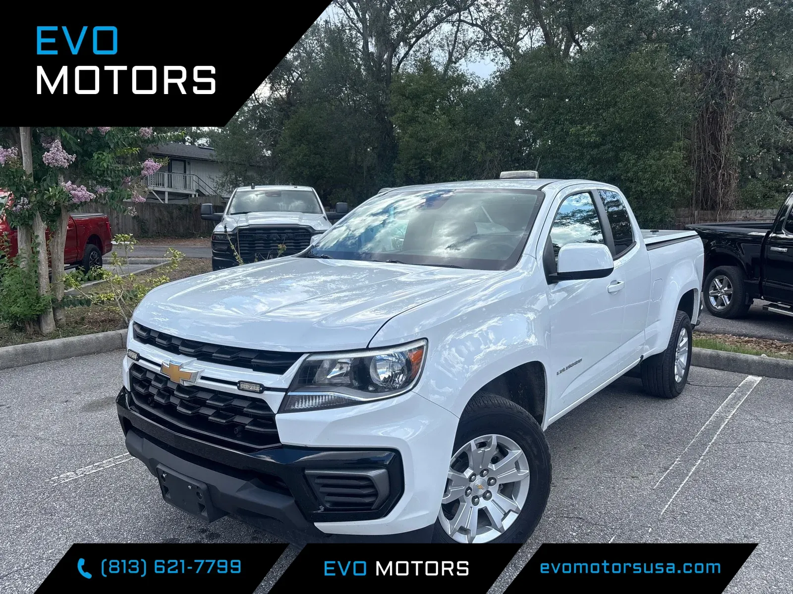 White 2022 Chevrolet Colorado 2WD LT for sale in Seffner, FL