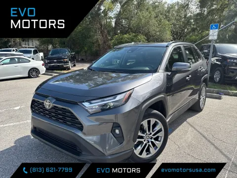 Gray 2022 Toyota RAV4 XLE Premium for sale in Seffner, FL