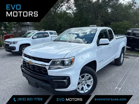 White 2022 Chevrolet Colorado 2WD LT for sale in Seffner, FL