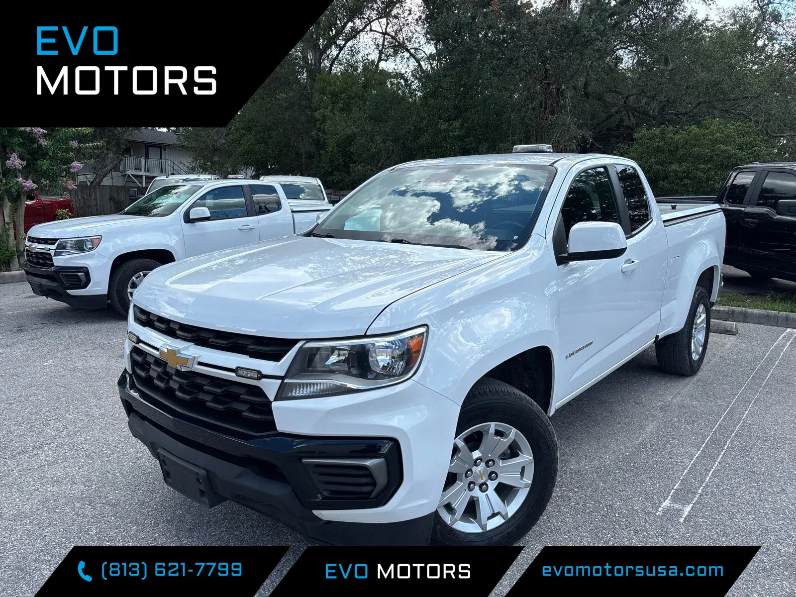 White 2022 Chevrolet Colorado 2WD LT for sale in Seffner, FL