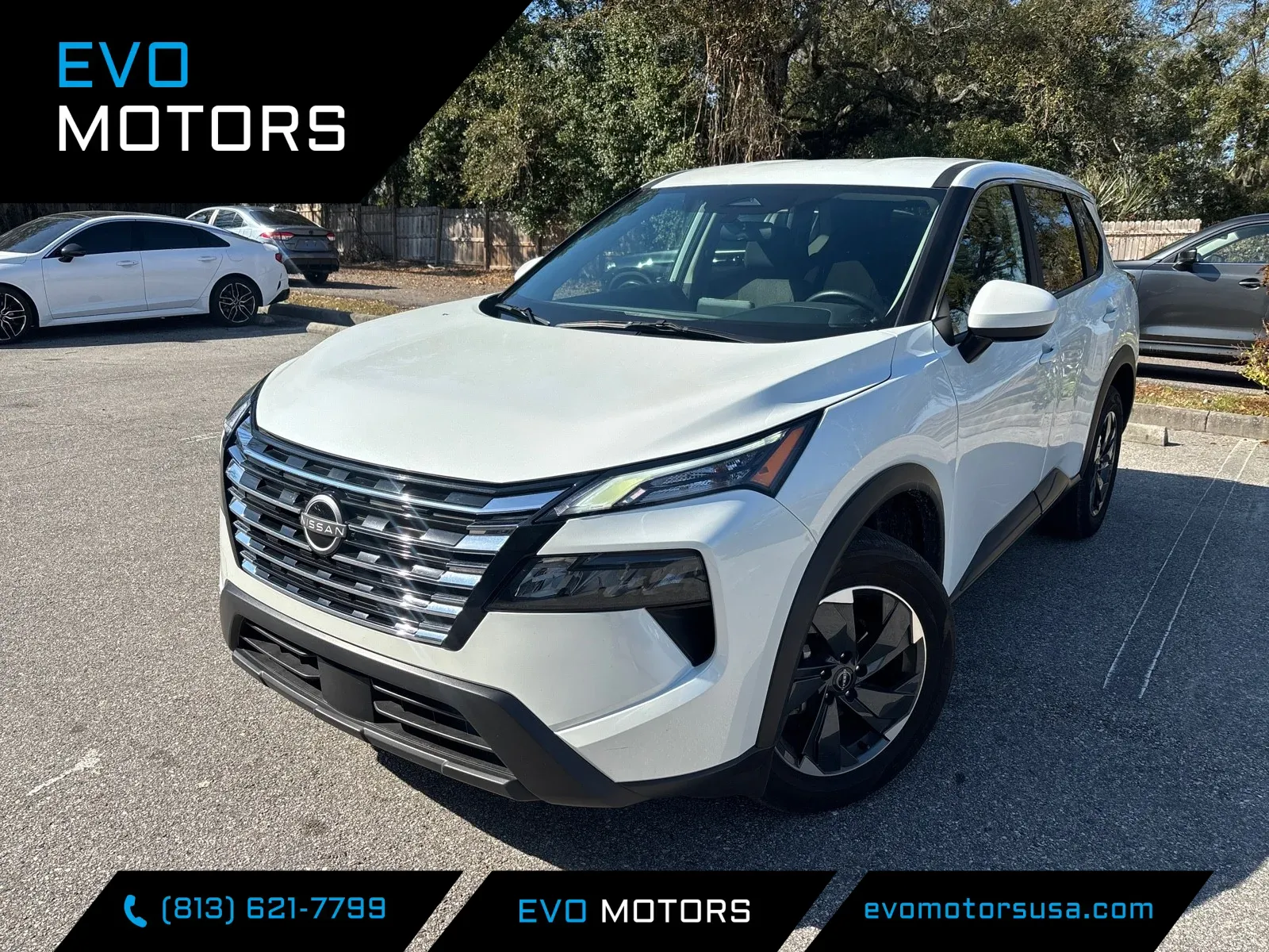 White 2025 Nissan Rogue SV for sale in Seffner, FL