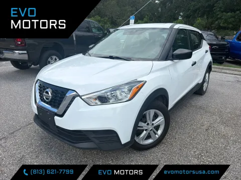 White 2020 Nissan Kicks S for sale in Seffner, FL