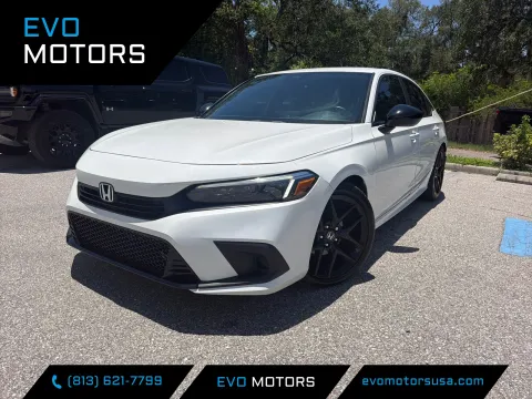 White 2024 Honda Civic Sedan Sport for sale in Seffner, FL
