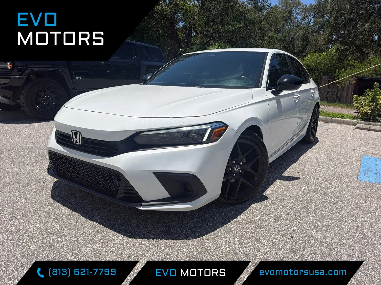 White 2024 Honda Civic Sedan Sport for sale in Seffner, FL
