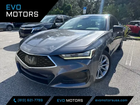 Gray 2023 Acura TLX for sale in Seffner, FL