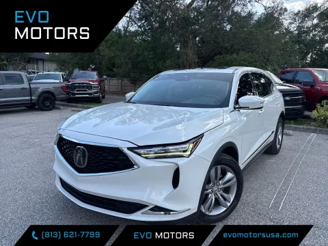 White 2022 Acura MDX for sale in Seffner, FL