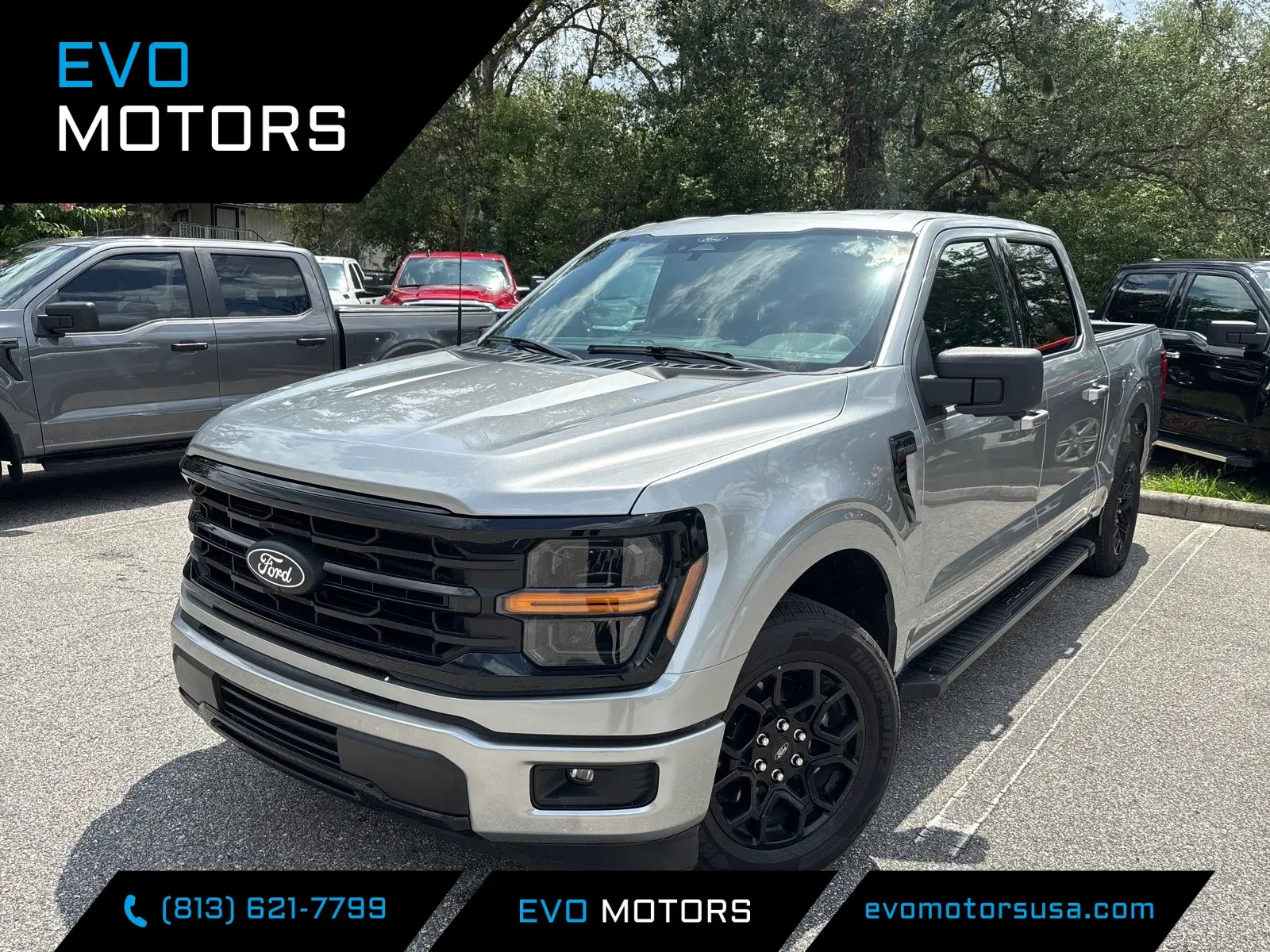 Silver 2024 Ford F-150 XLT for sale in Seffner, FL