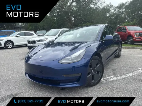 Blue 2023 Tesla Model 3 for sale in Seffner, FL