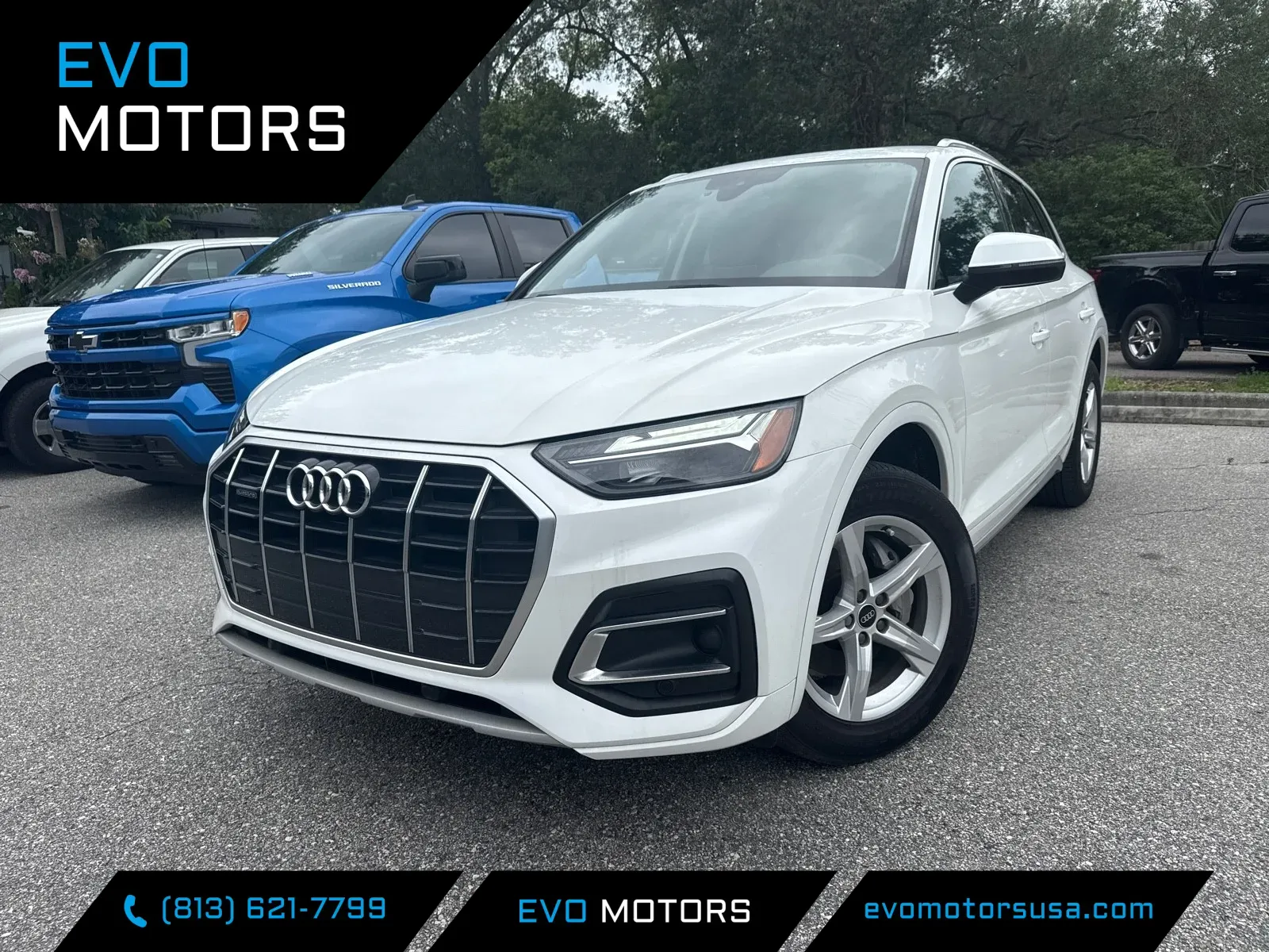White 2023 Audi Q5 Premium AWD w/CONVENIENCE PKG. PANO SUNROOF for sale in Seffner, FL
