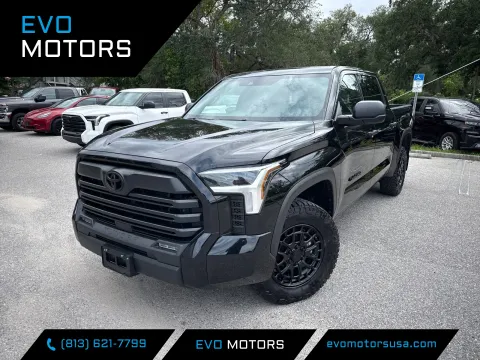 Black 2025 Toyota Tundra SR5 Crew Cab for sale in Seffner, FL