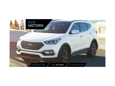Black 2018 Hyundai Santa Fe Sport 2.4L for sale in Seffner, FL