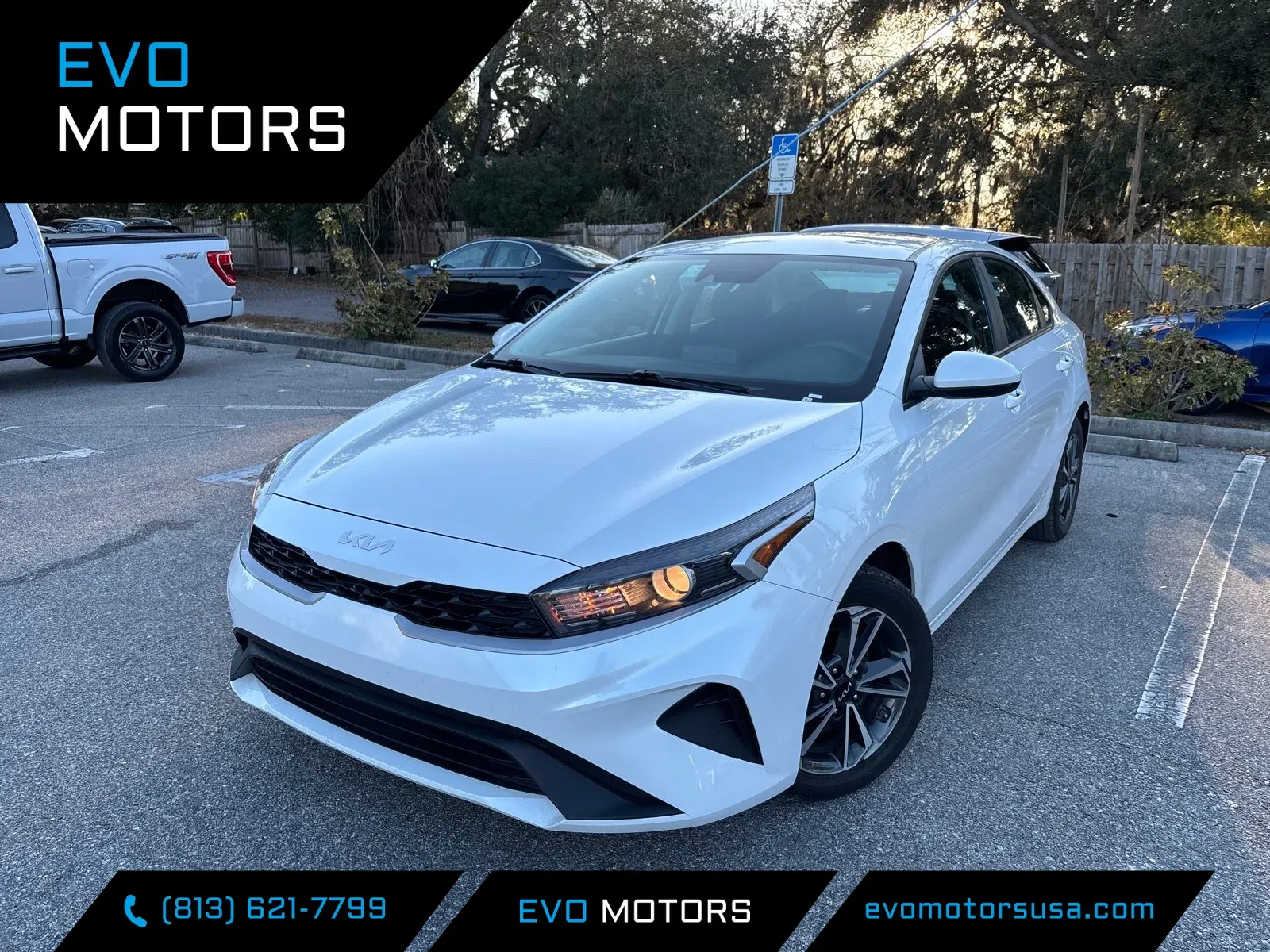 White 2023 Kia Forte LXS for sale in Seffner, FL