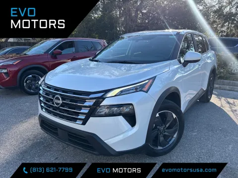 White 2025 Nissan Rogue SV for sale in Seffner, FL