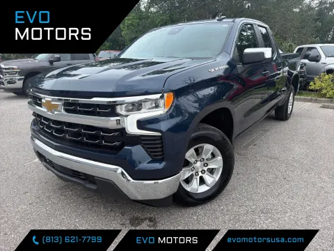 Blue 2023 Chevrolet Silverado 1500 LT for sale in Seffner, FL