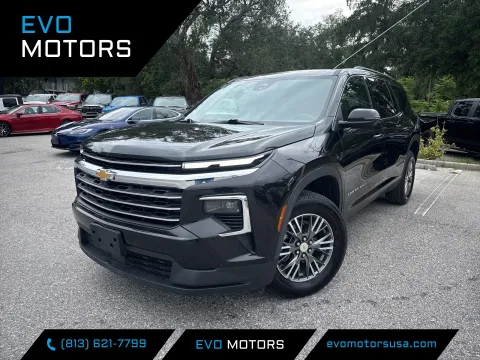 Black 2024 Chevrolet Traverse FWD LT for sale in Seffner, FL