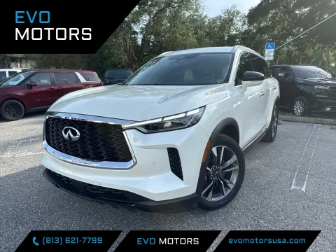 Black 2023 INFINITI QX60 LUXE for sale in Seffner, FL
