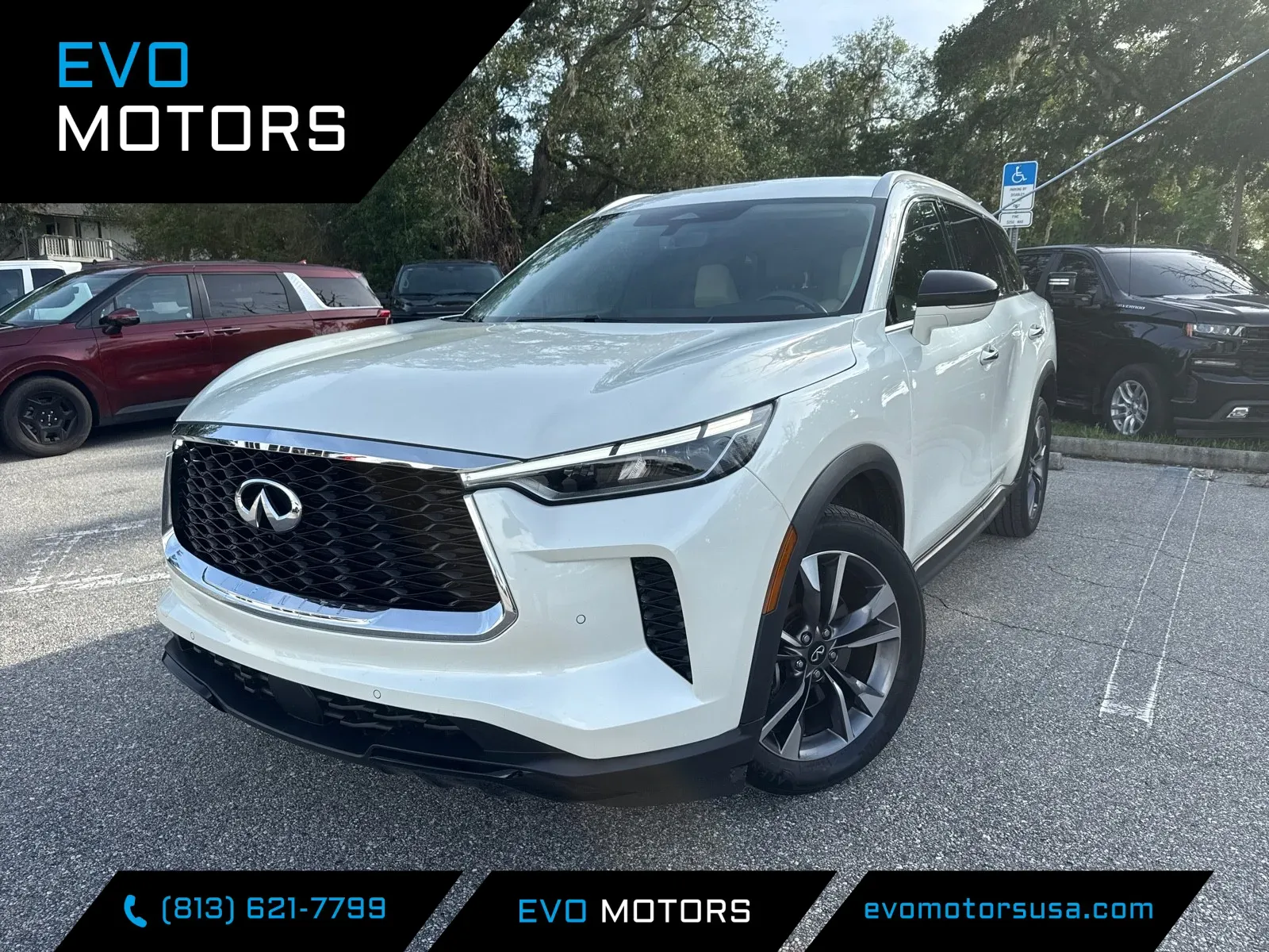 Black 2023 INFINITI QX60 LUXE for sale in Seffner, FL