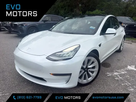 White 2022 Tesla Model 3 Long Range for sale in Seffner, FL