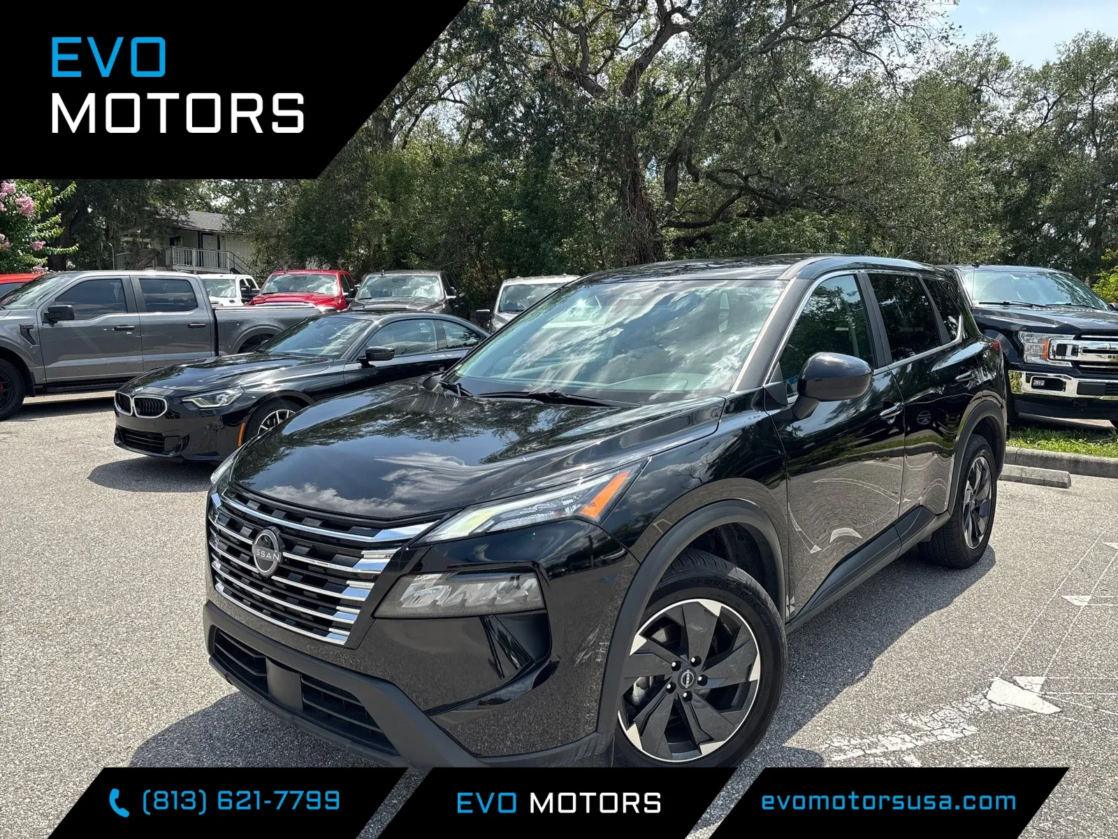 Black 2025 Nissan Rogue SV for sale in Seffner, FL