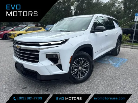 White 2024 Chevrolet Traverse AWD LT for sale in Seffner, FL