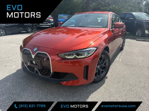 Orange 2023 BMW i4 eDrive35 for sale in Seffner, FL