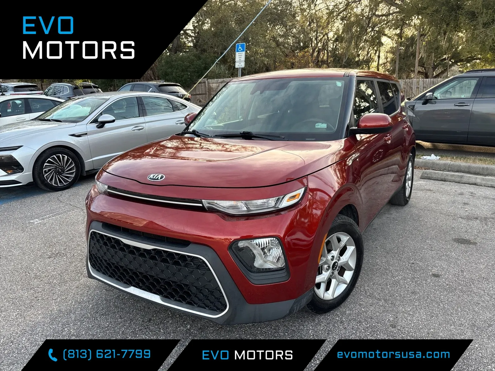 Orange 2020 Kia Soul S for sale in Seffner, FL