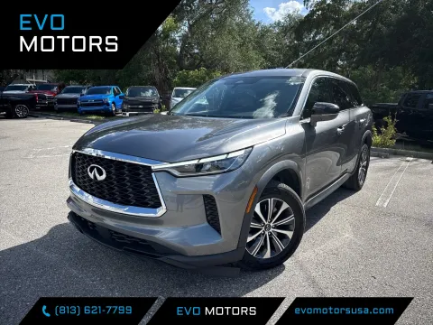 Gray 2023 INFINITI QX60 PURE for sale in Seffner, FL