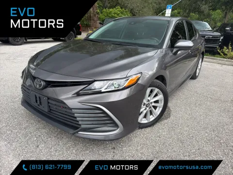 Gray 2021 Toyota Camry LE for sale in Seffner, FL