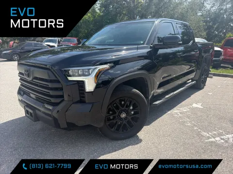 Black 2025 Toyota Tundra Limited W/NIGHTSHADE PKG. PANO. for sale in Seffner, FL