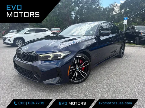 Blue 2024 BMW 3 Series 330i M SPORT LINE w/SHADOWLINE & PREMIUM PKG. for sale in Seffner, FL