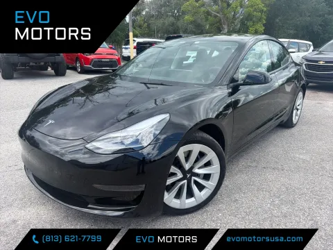 Black 2022 Tesla Model 3 Standard Range for sale in Seffner, FL