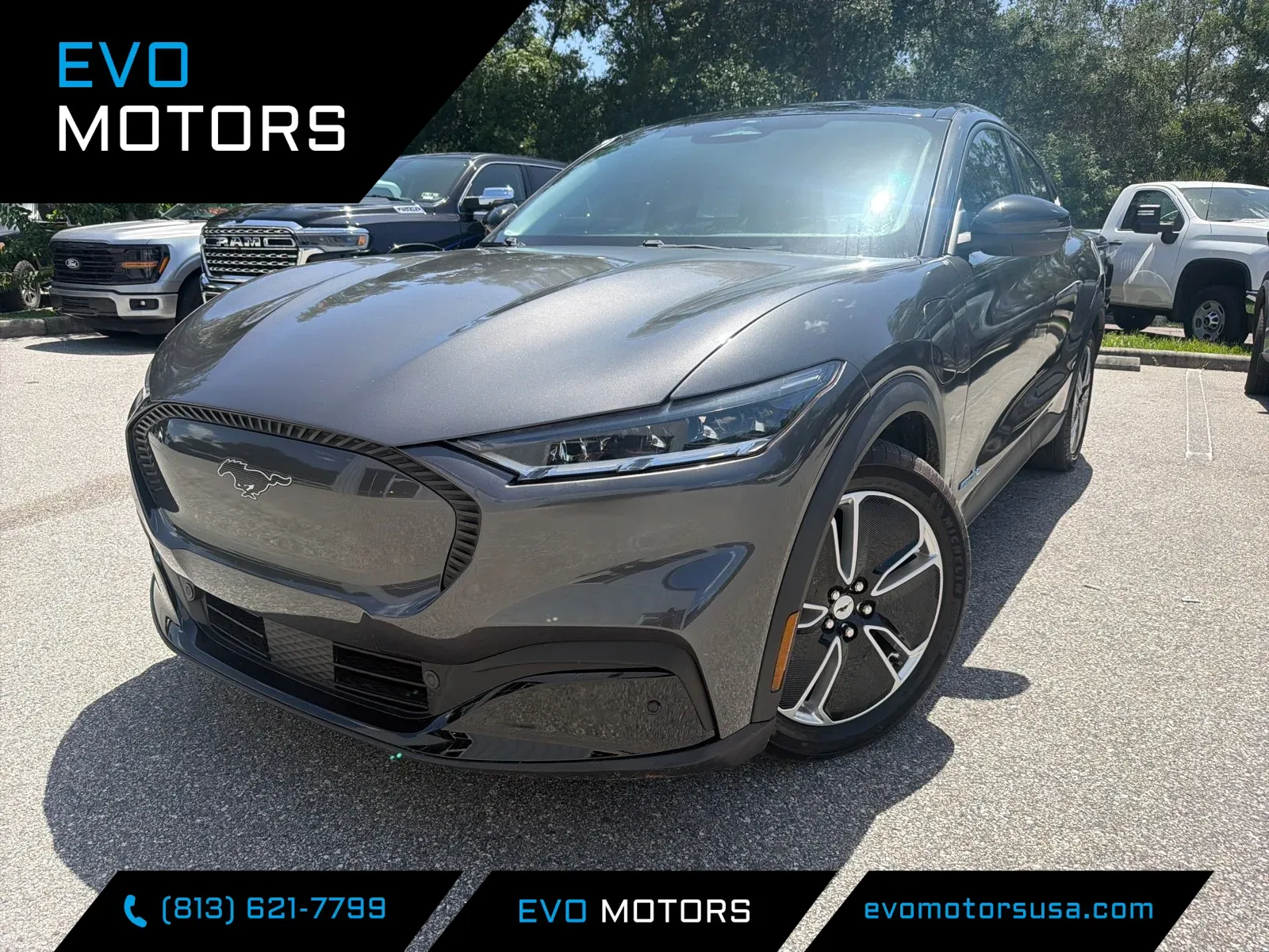 Gray 2022 Ford Mustang Mach-E Select for sale in Seffner, FL