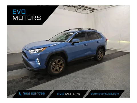 Blue 2023 Toyota RAV4 Hybrid Woodland AWD for sale in Seffner, FL