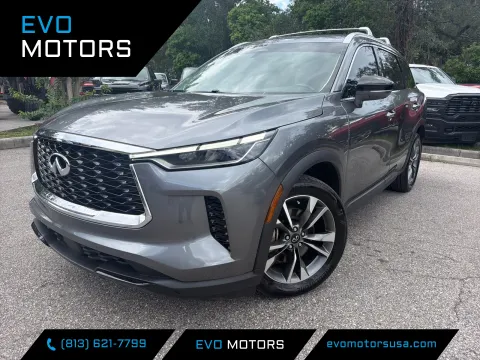 Gray 2023 INFINITI QX60 LUXE for sale in Seffner, FL