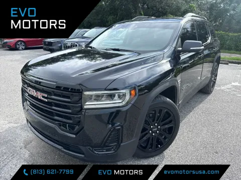 Black 2023 GMC Acadia SLE for sale in Seffner, FL