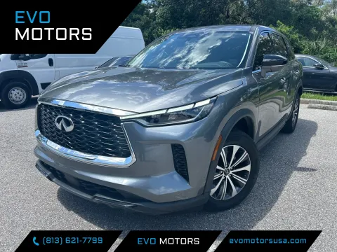 Gray 2023 INFINITI QX60 PURE for sale in Seffner, FL