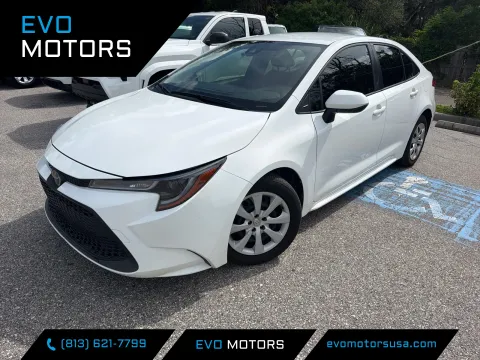 White 2020 Toyota Corolla LE for sale in Seffner, FL
