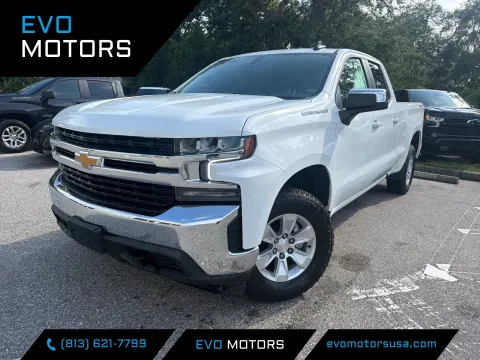 White 2021 Chevrolet Silverado 1500 LT for sale in Seffner, FL