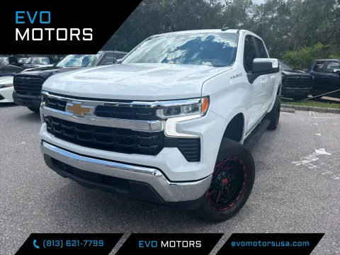 White 2023 Chevrolet Silverado 1500 LT Crew Cab V8 for sale in Seffner, FL