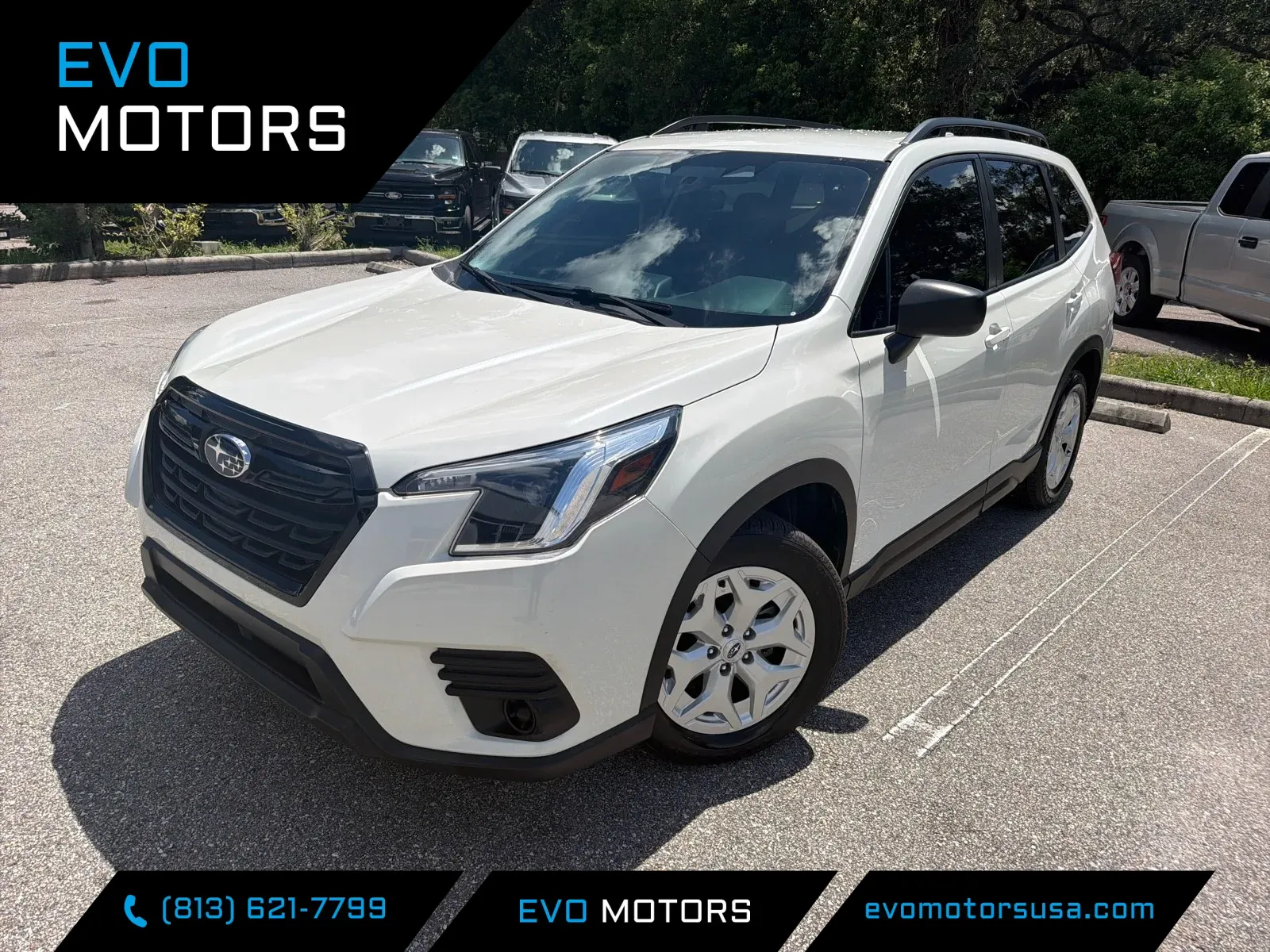 White 2023 Subaru Forester AWD w/ALLOY WHEEL PACKAGE for sale in Seffner, FL