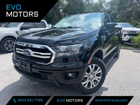 Black 2022 Ford Ranger LARIAT for sale in Seffner, FL