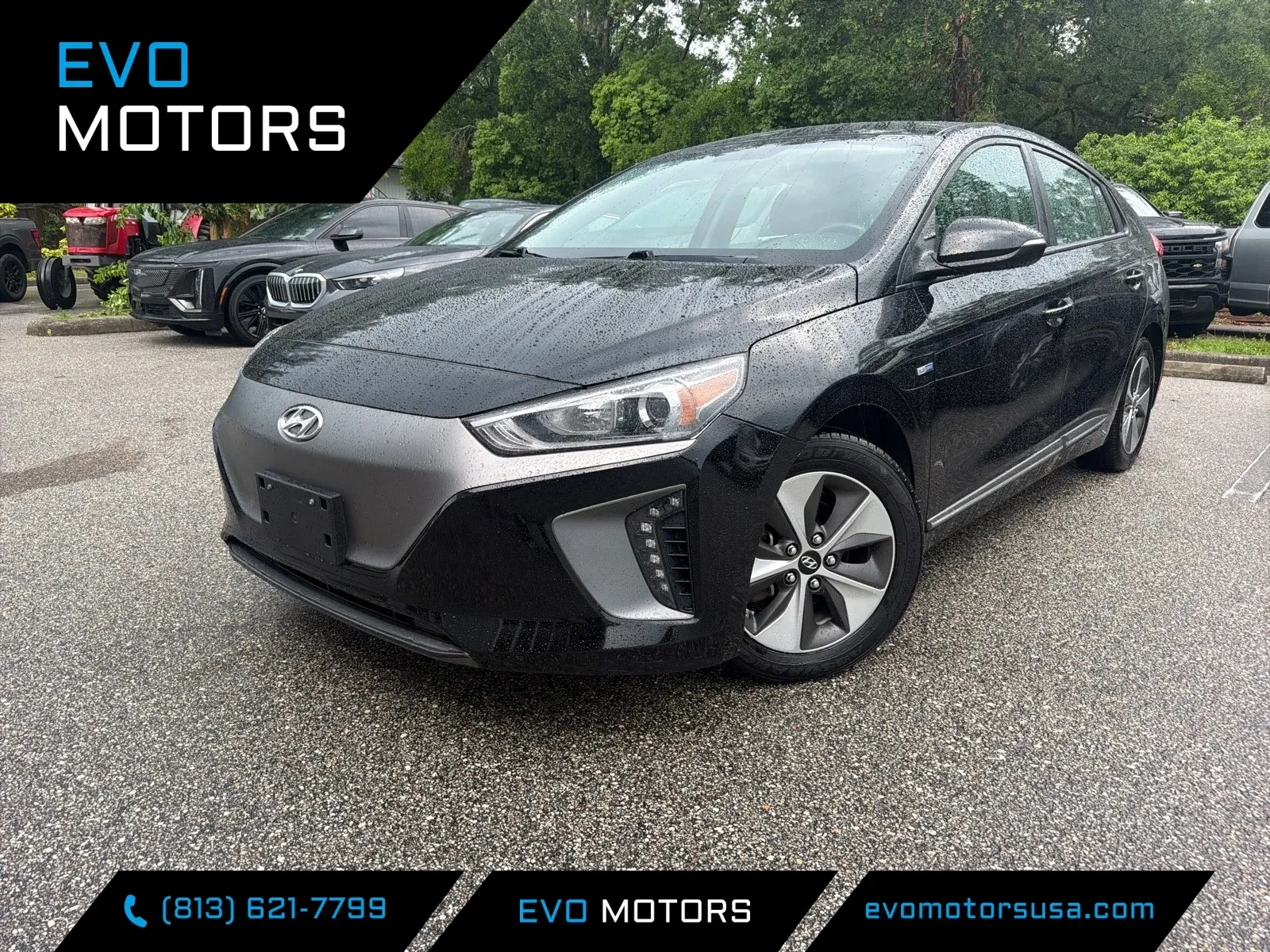 Black 2019 Hyundai Ioniq Electric for sale in Seffner, FL