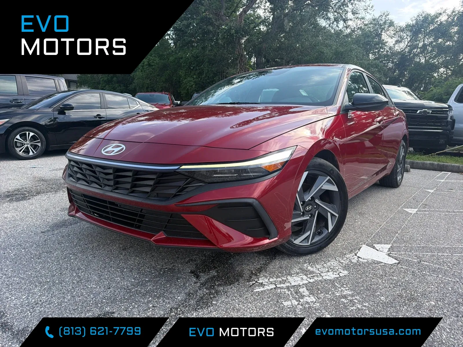 Red 2025 Hyundai Elantra SEL Sport for sale in Seffner, FL