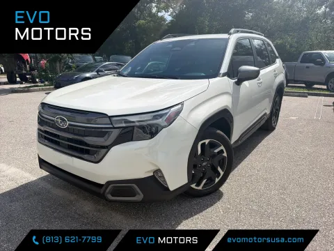 White 2025 Subaru Forester Limited for sale in Seffner, FL